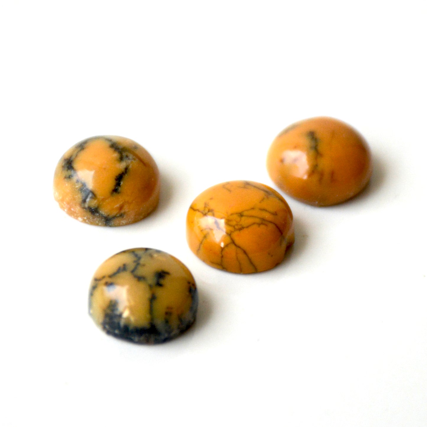 Dendriet opaal | Cabochon rond | 10 mm