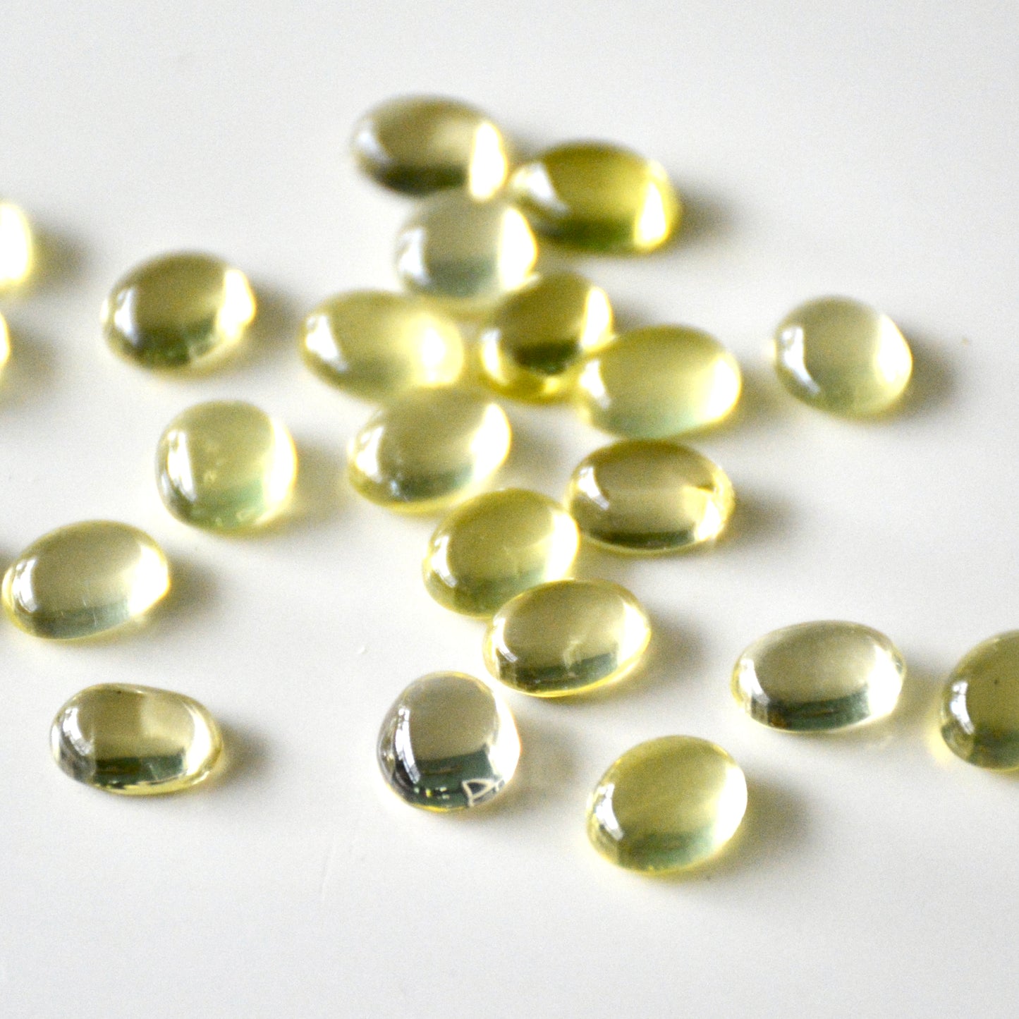 Citrien lemon | Cabochon ovaal | 10x8 mm