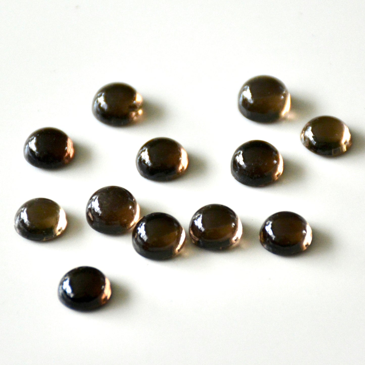 Rookkwarts | Cabochon rond | 8 mm