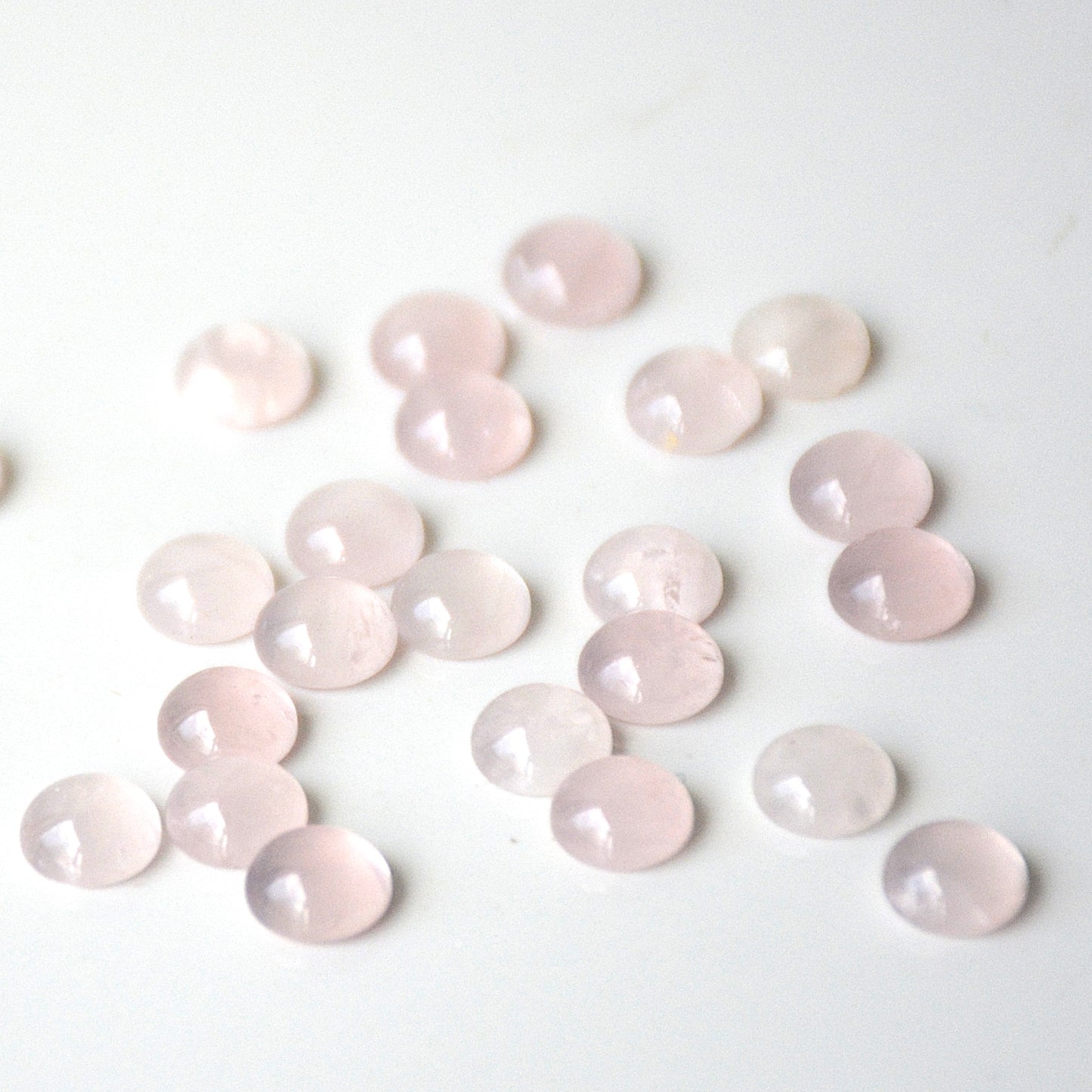 Rozenkwarts | Cabochon rond | 6 mm