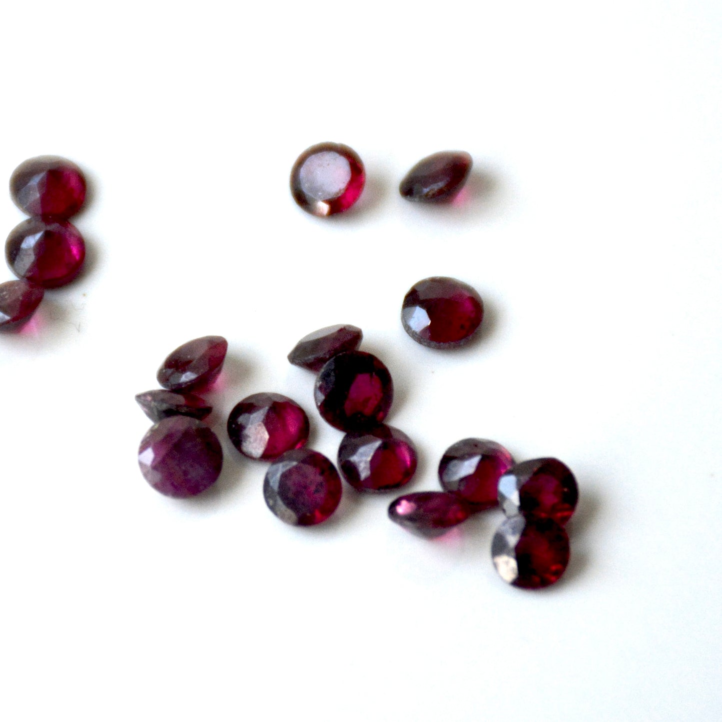 Granaat | Facet rond | 4 mm