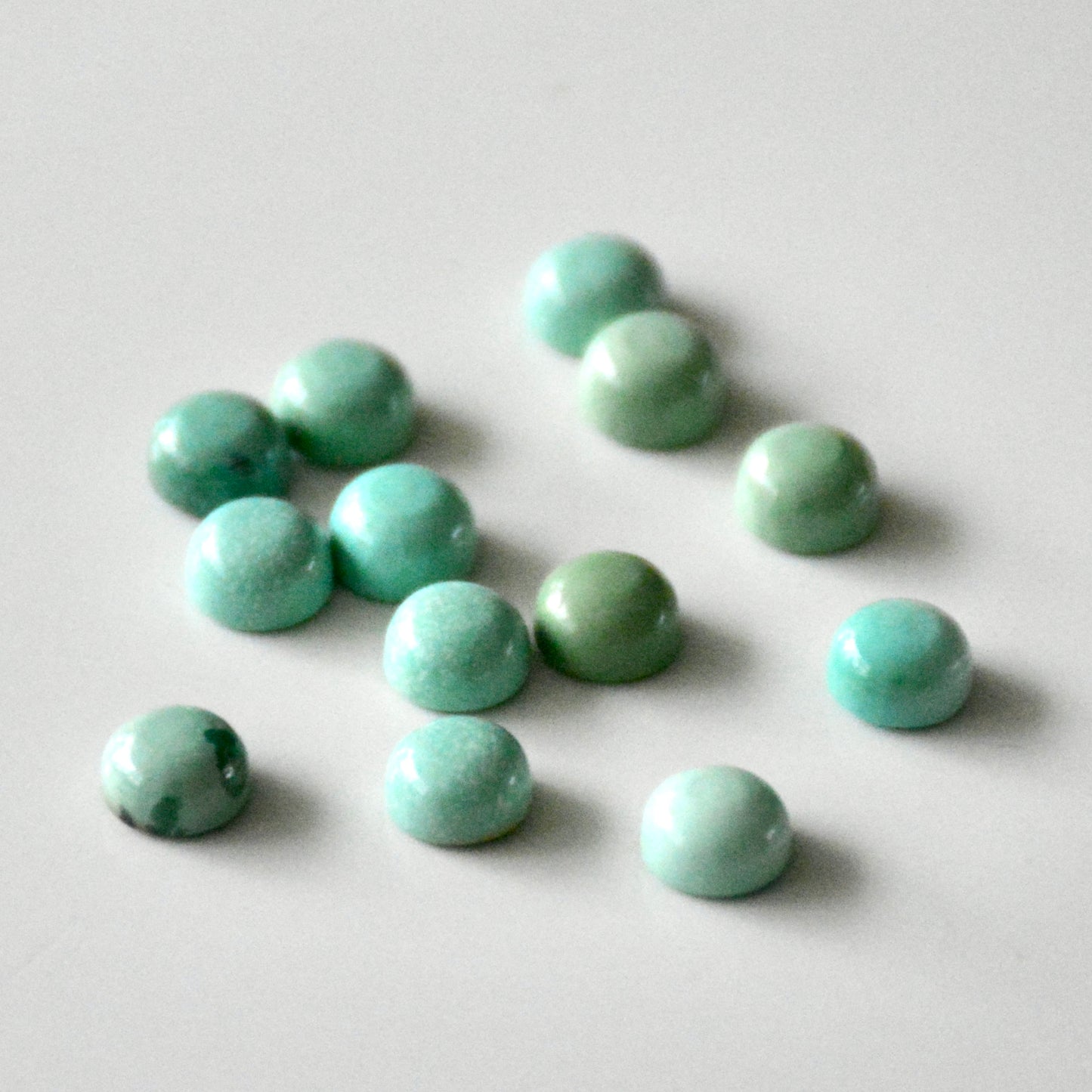 Tibet Turkoois | Cabochon rond | 7 mm