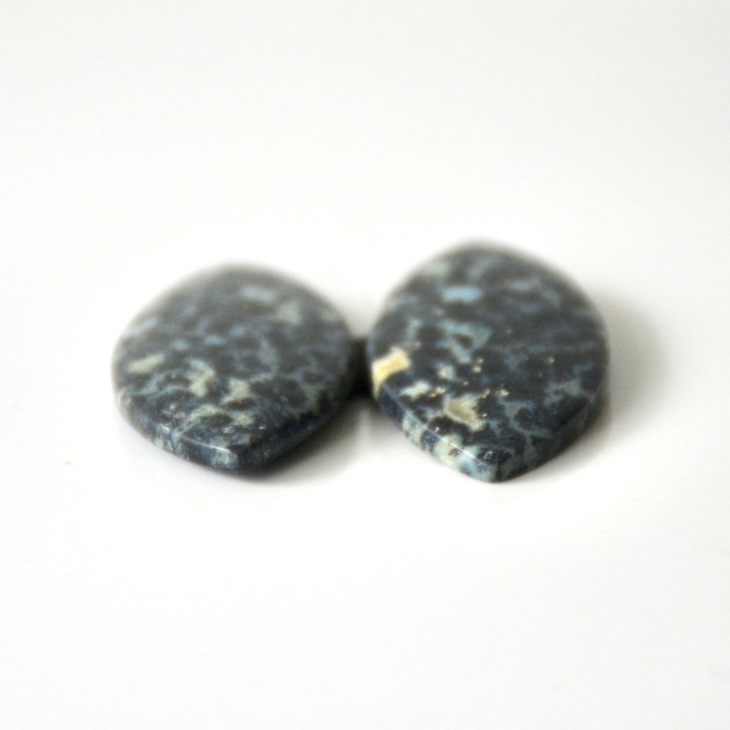 Palm root agaat | Cabochon paar marquise | 38x17 mm