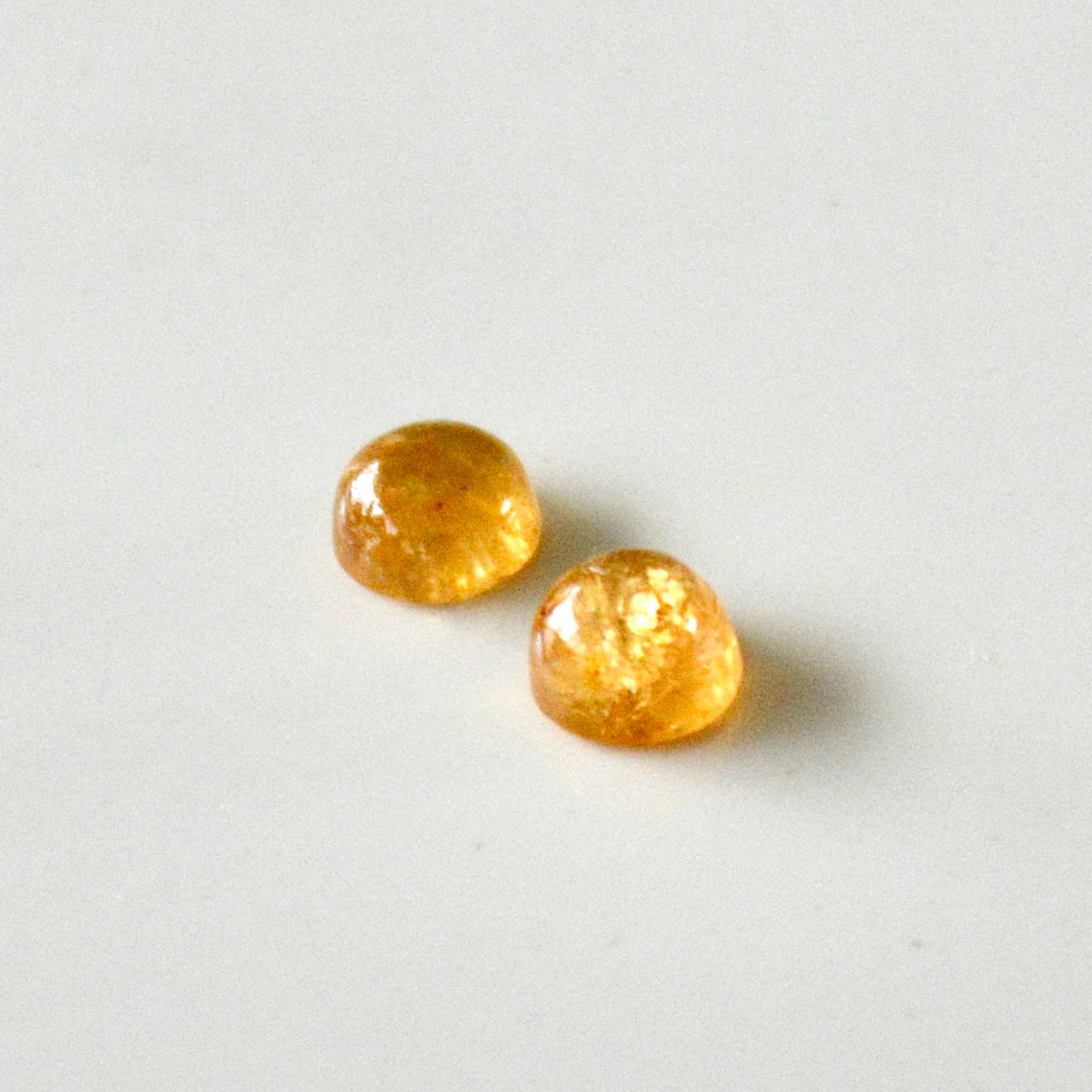 Turmalingelb | Cabochon rund | 5mm