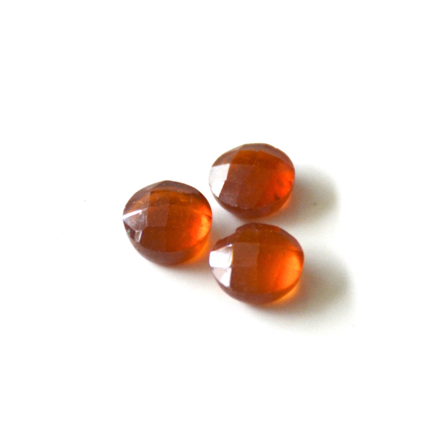 Hessoniet granaat | Cabochon rosecut | 7 mm