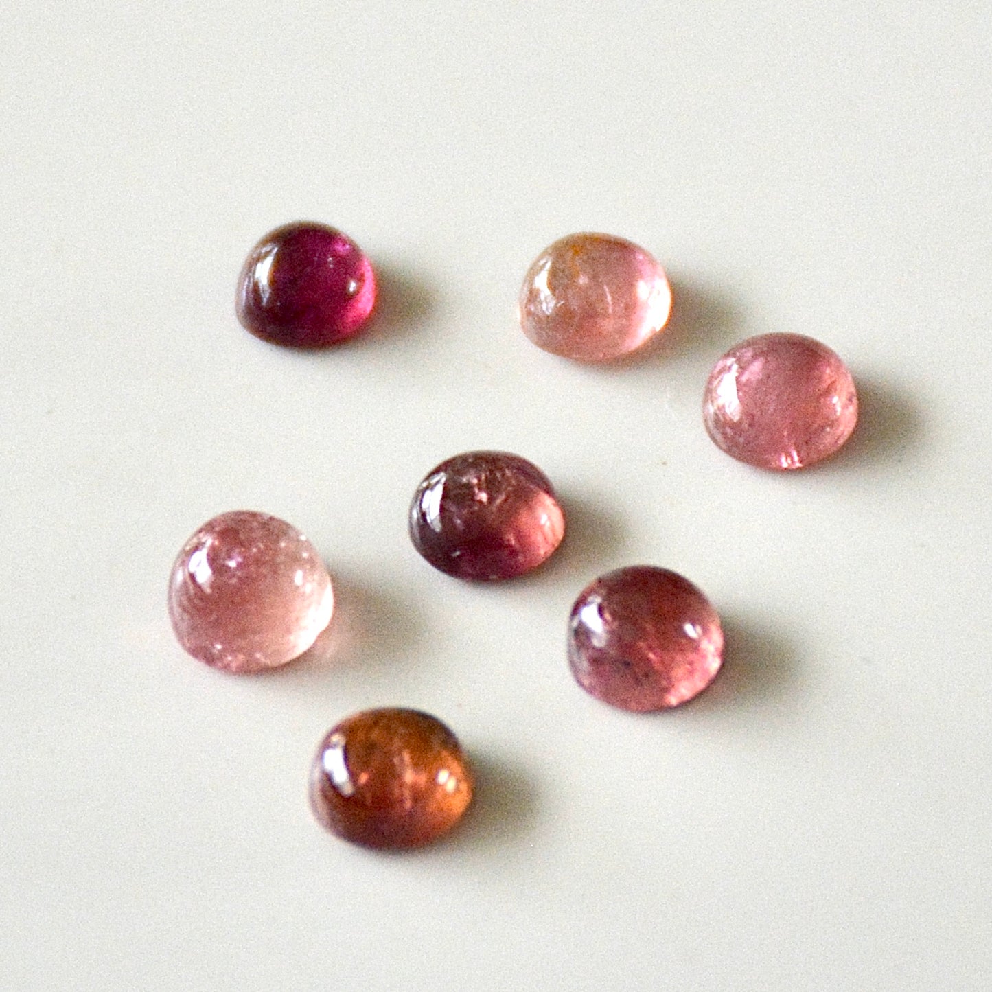 Toermalijn roze | Cabochon rond | 4 mm