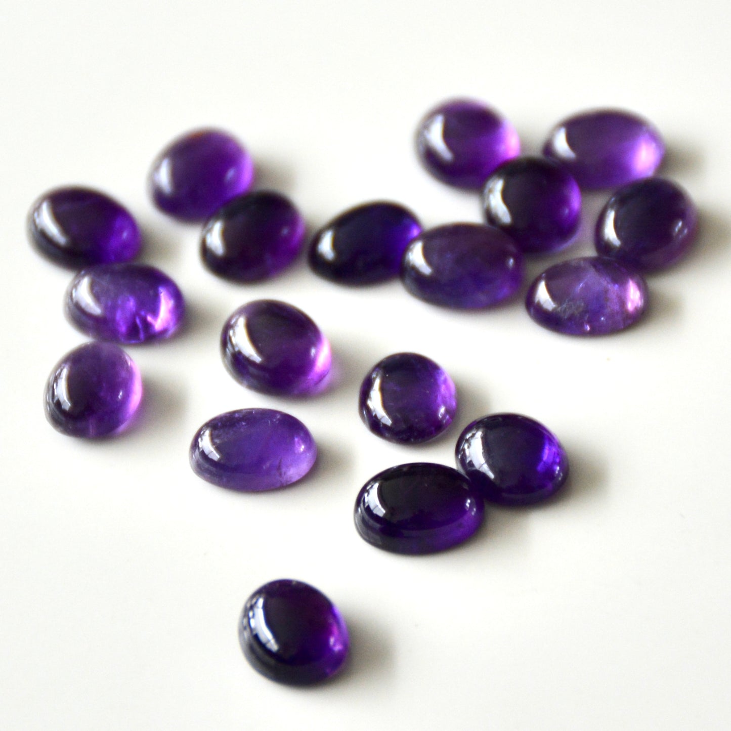 Amethist | Cabochon ovaal | 10x8 mm