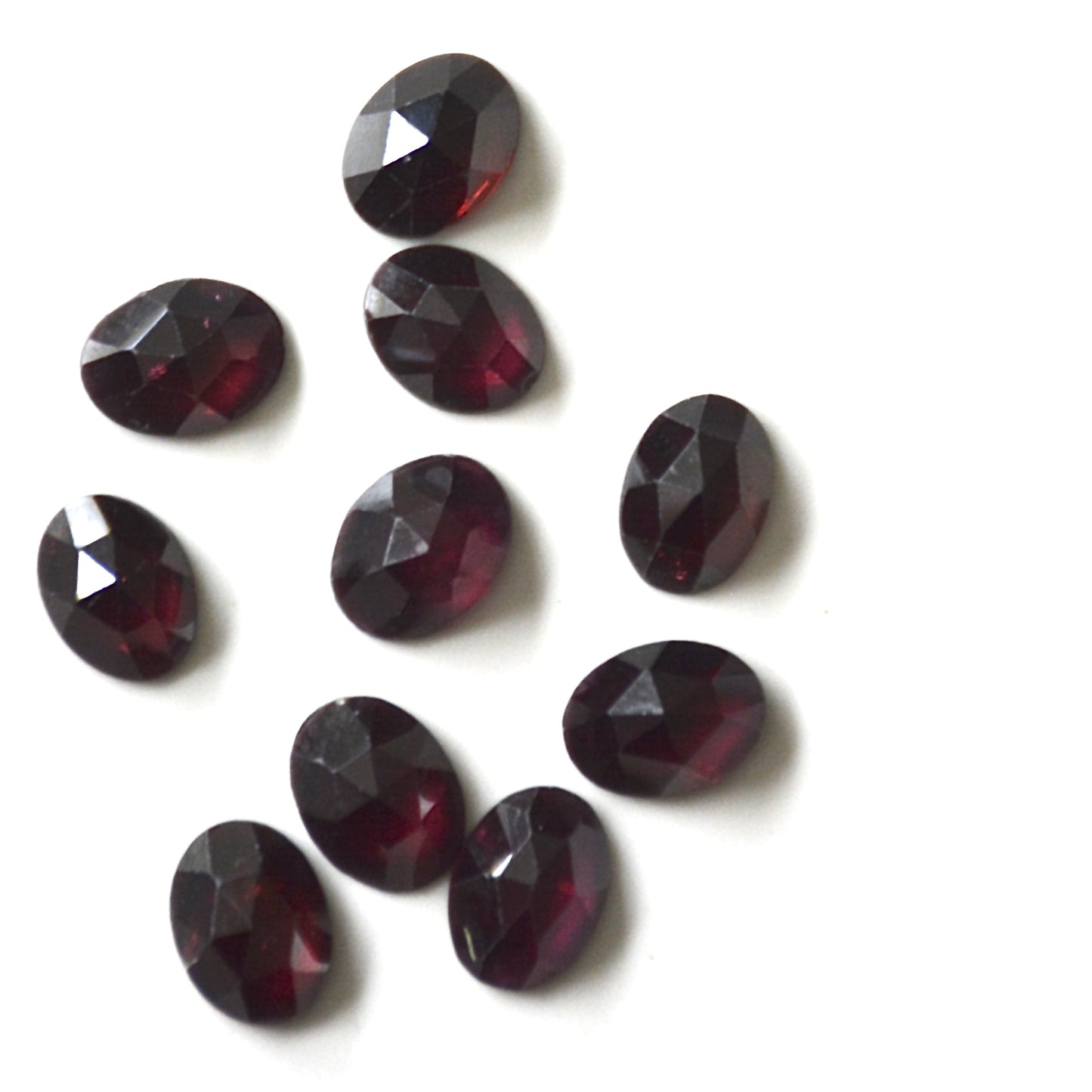 Granaat | Cabochon rosecut | 8x6 mm