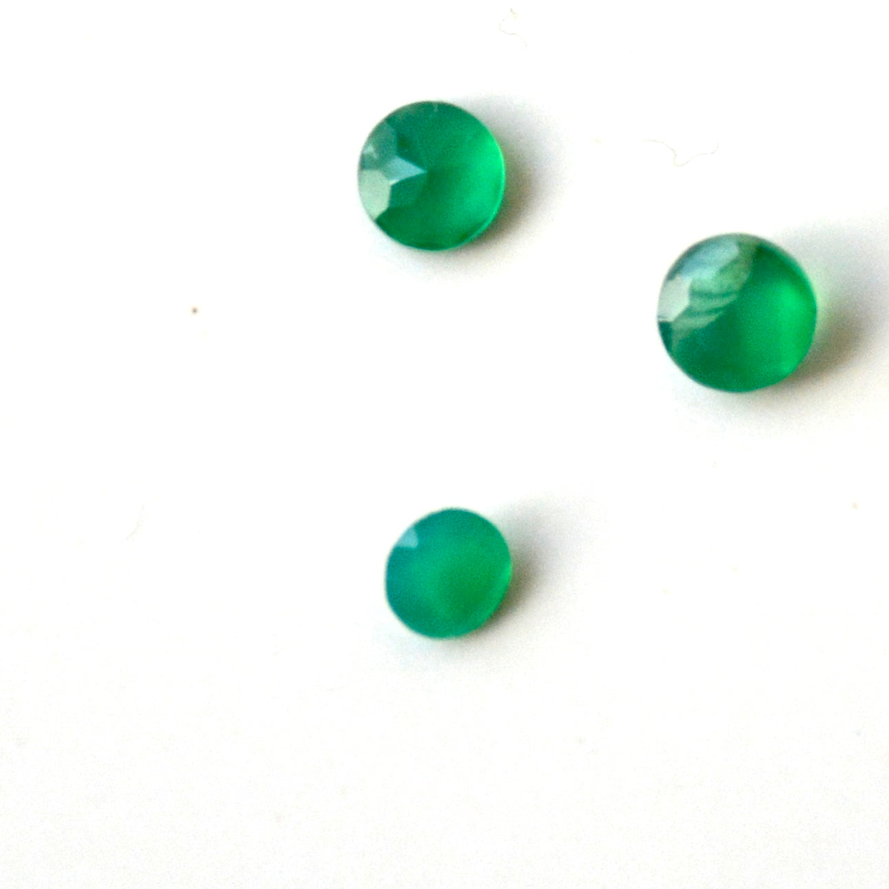 Onyx groen | Facet rond | 4 mm