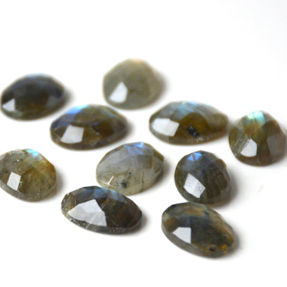 Labradoriet | Ovaal checker cut | 14x10 mm