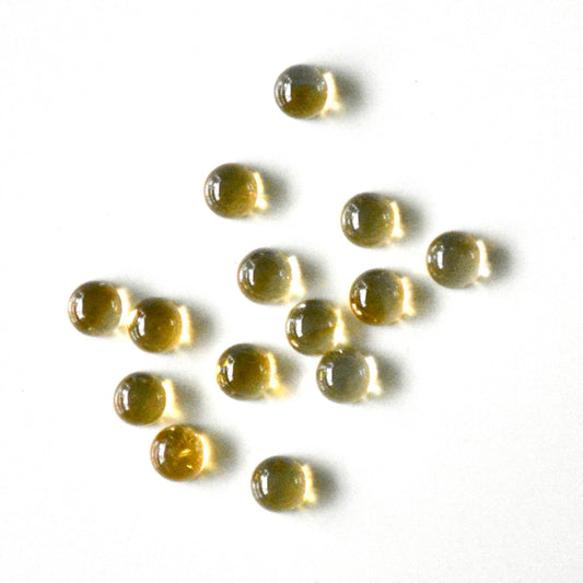 Citrin golden | Cabochon rund | 5mm