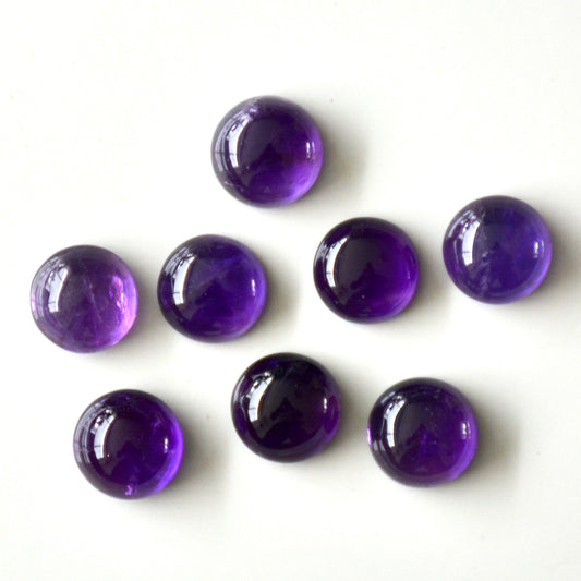 Amethyst | Cabochon rund | 12mm