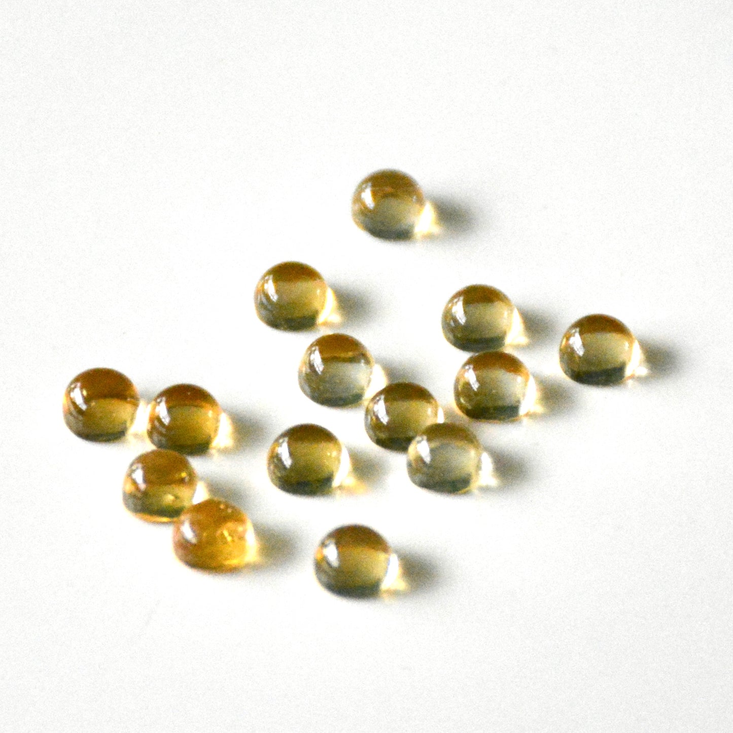 Citrin golden | Cabochon rund | 5mm