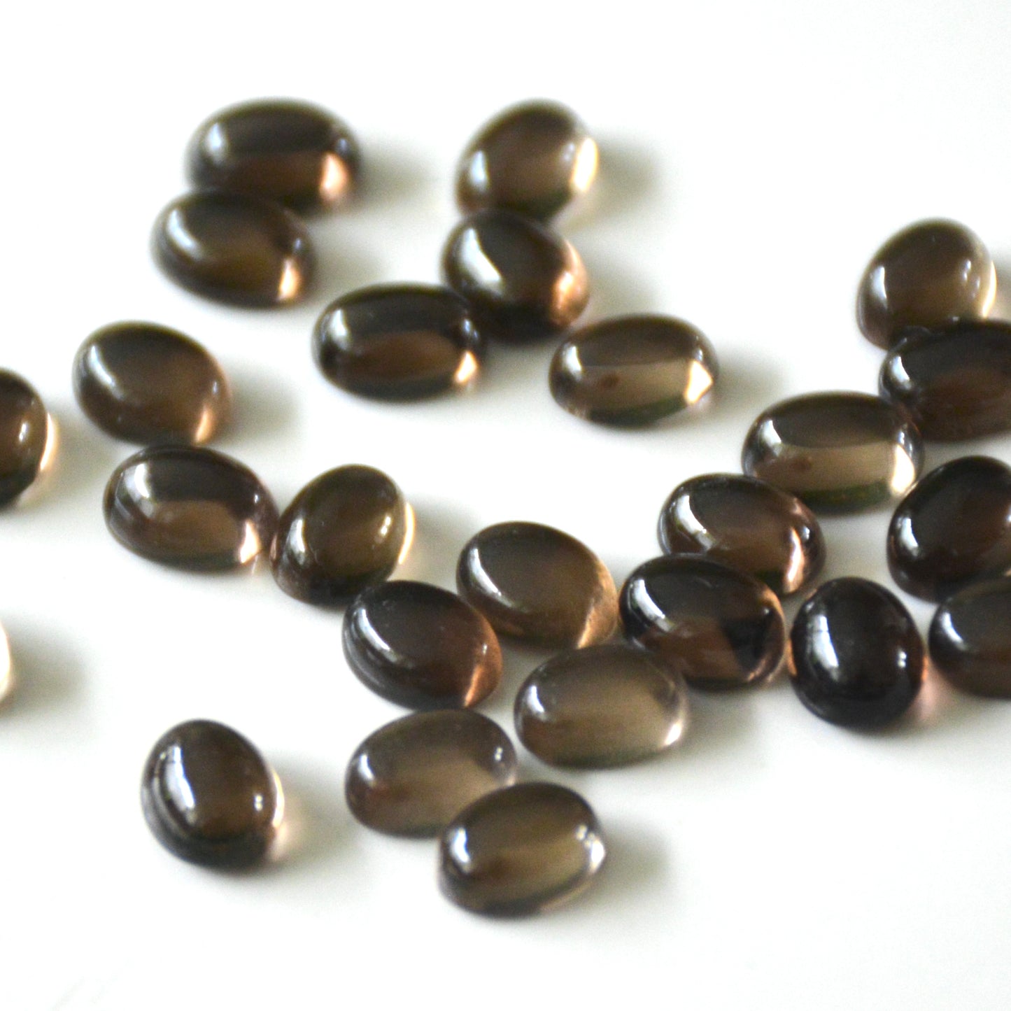 Rookkwarts | Cabochon ovaal | 8x6 mm