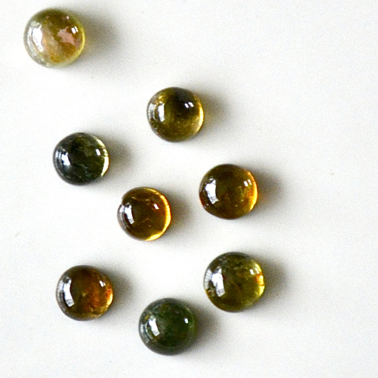 Toermalijn groen | Cabochon rond | 4 mm