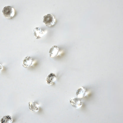 Topaas wit | Facet rond | 4 mm