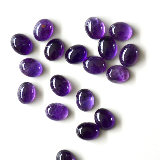 Amethyst | Cabochon oval | 10x8mm