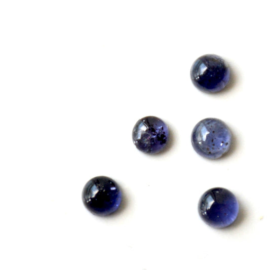Ioliet | Cabochon rond | 4 mm