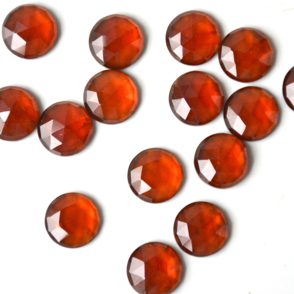 Hessoniet granaat | Rond rose cut | 10 mm