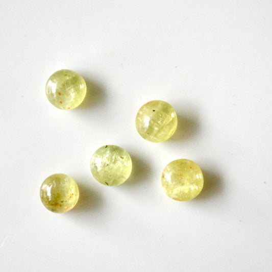 Green apatite | Cabochon round | 8mm