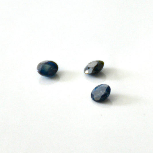 Saffier blauw | Facet rond | 4 mm