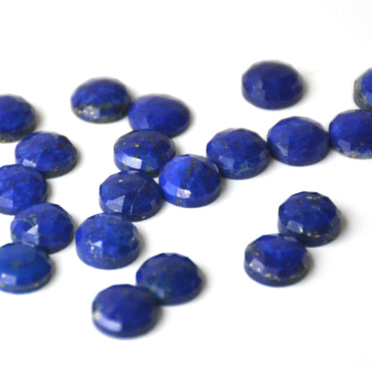 Lapis lazuli | Rond rose cut | 8 mm