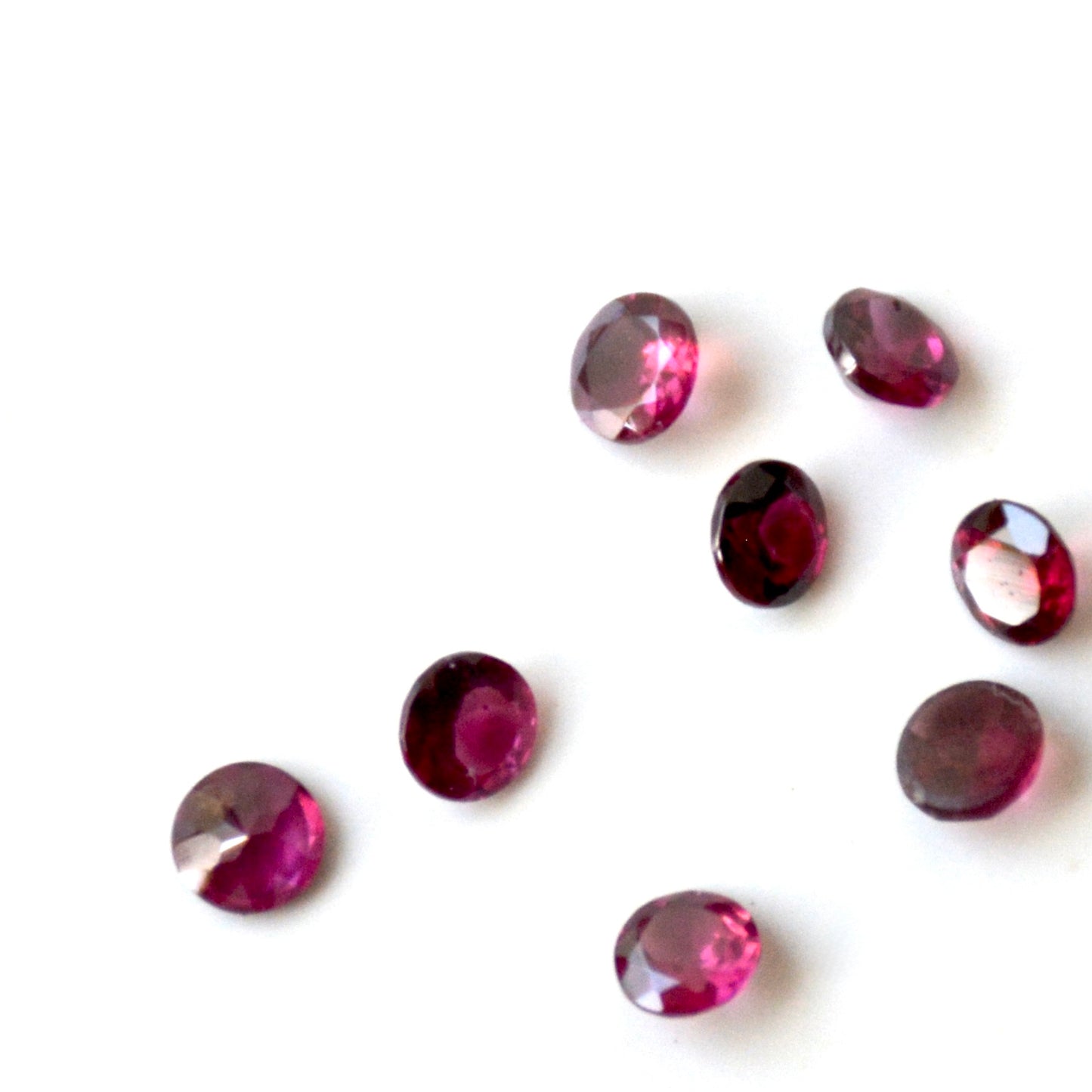 Rhodoliet granaat | Facet rond | 4 mm