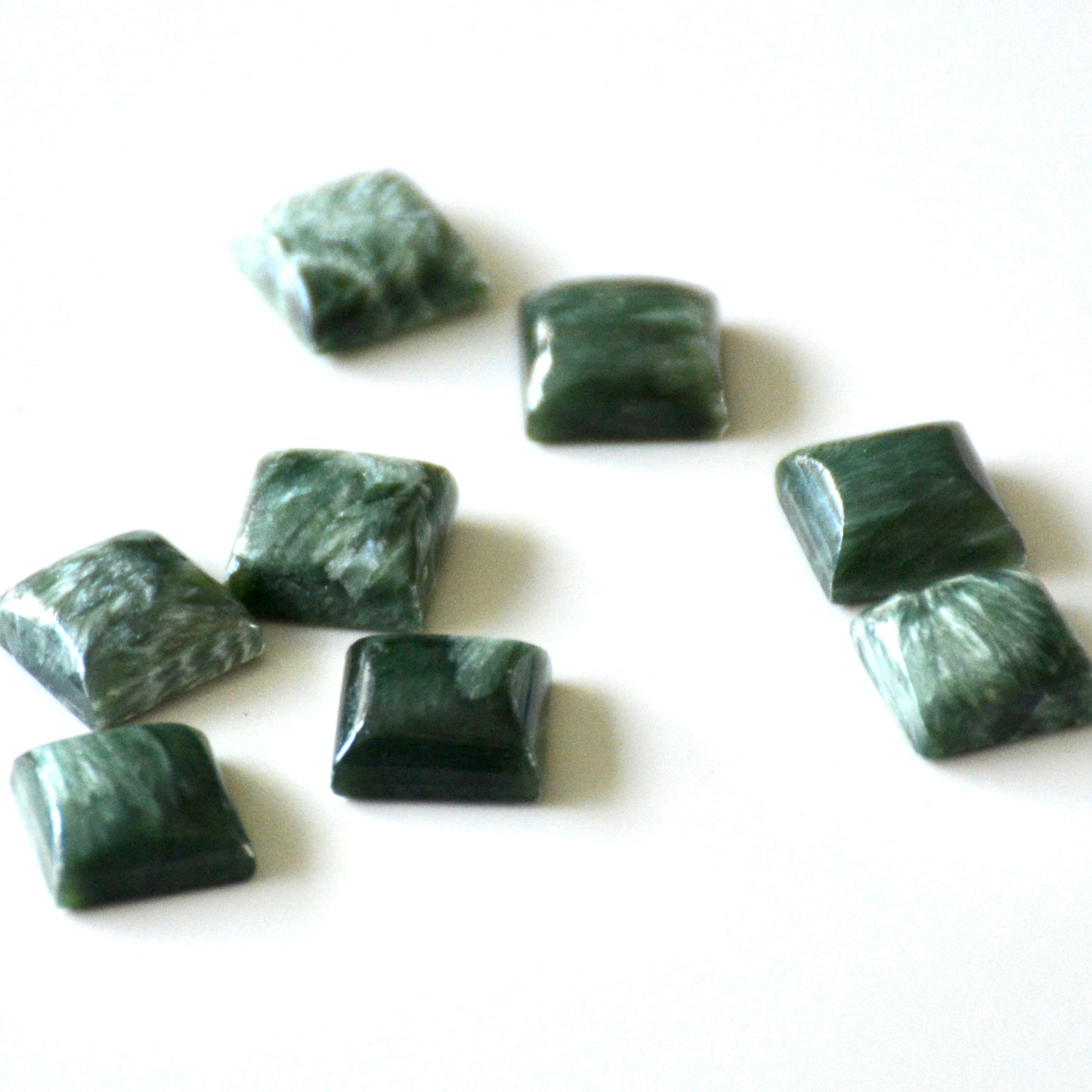 Seraphinite | Cabochon square | 10x10mm