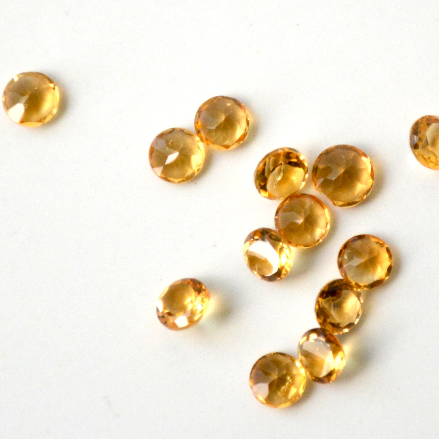 Citrien brandy | Facet rond | 4 mm