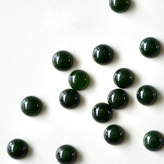 Jade | Cabochon rond | 8 mm