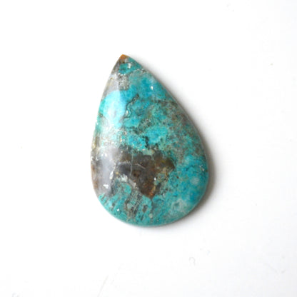 Chrysocolla | Cabochon druppel | 29x20 mm