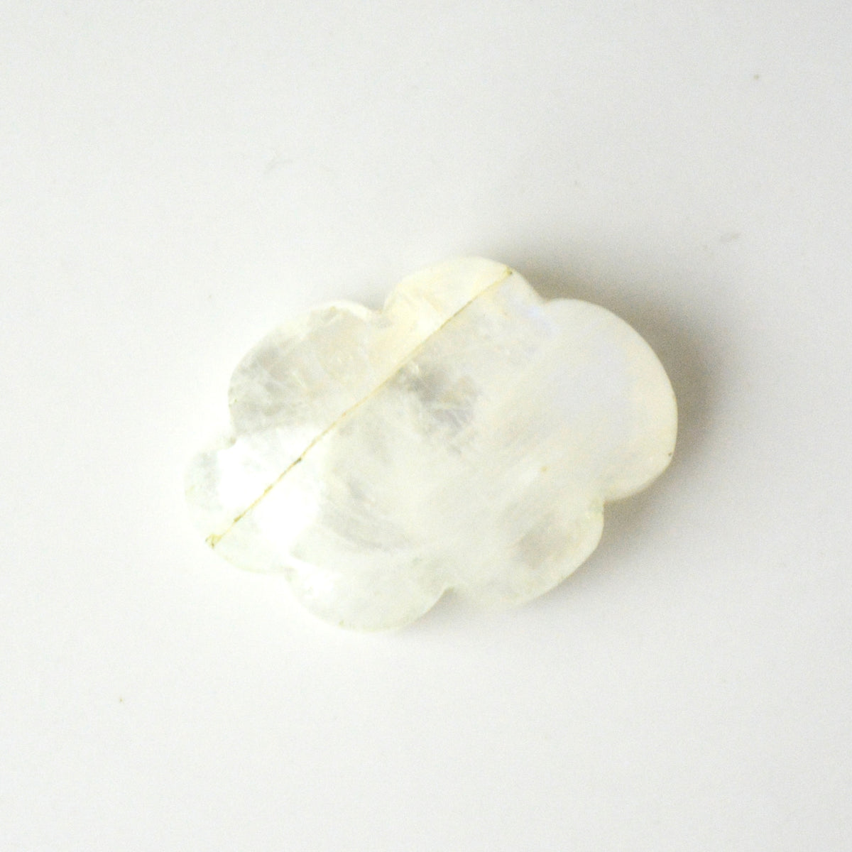 Regenboog maansteen | cabochon wolk | 25x18 mm