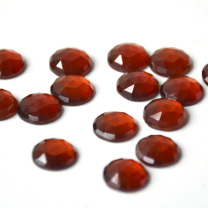 Hessoniet granaat | Rond rose cut | 10 mm