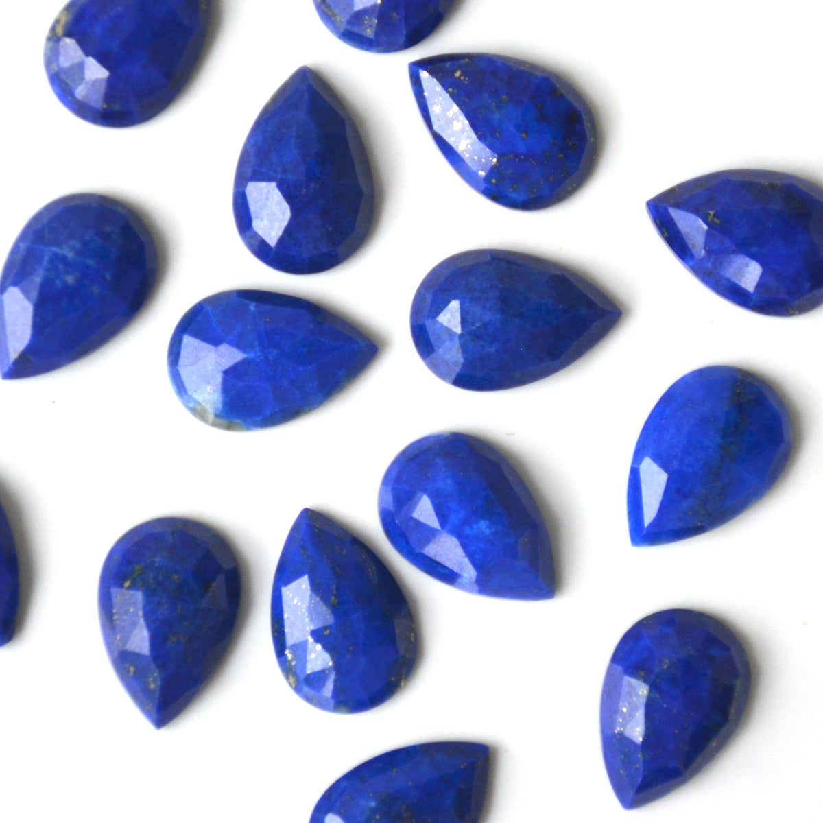 Lapis lazuli | Druppel rose cut | 12x8 mm