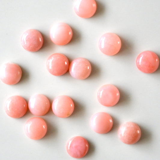 Opal pink | Cabochon round | 10mm