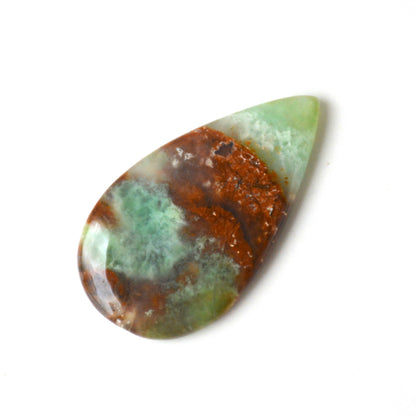 Chrysopraas | Cabochon druppel | 35x20 mm