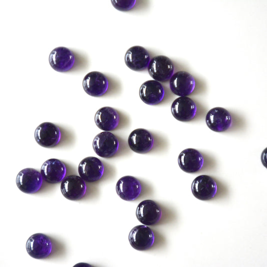 Amethyst | Cabochon rund | 7mm