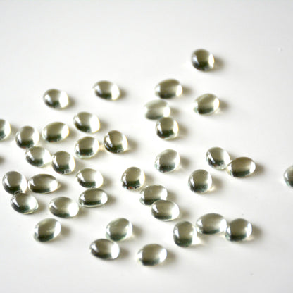 Groene amethist | Cabochon ovaal | 8x6 mm