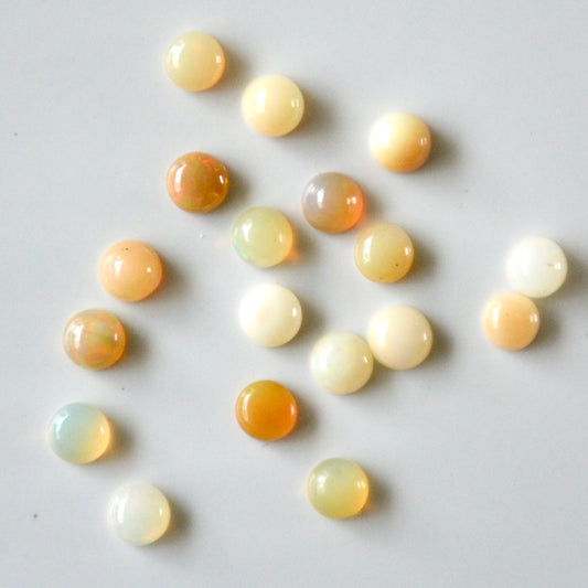 Fire opal | Cabochon round | 6mm