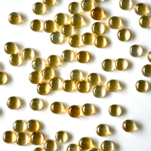 Citrin golden | Cabochon rund | 6mm