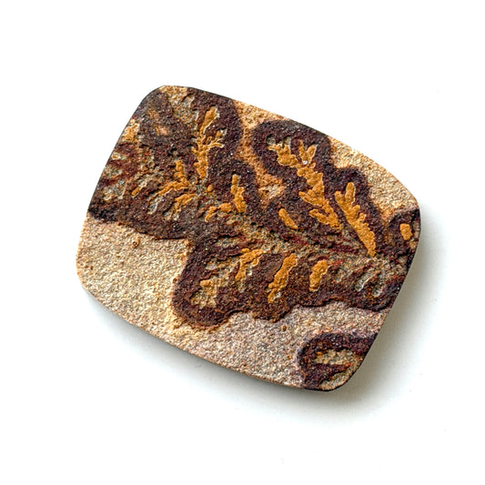 Psilomelaan dendriet | Cabochon rechthoek | 44x36 mm
