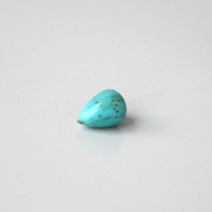 Turkoois | Volronde druppel | 8x6 mm