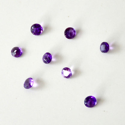 Amethist | Facet rond | 3 mm