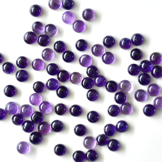 Amethyst | Cabochon rund | 6mm