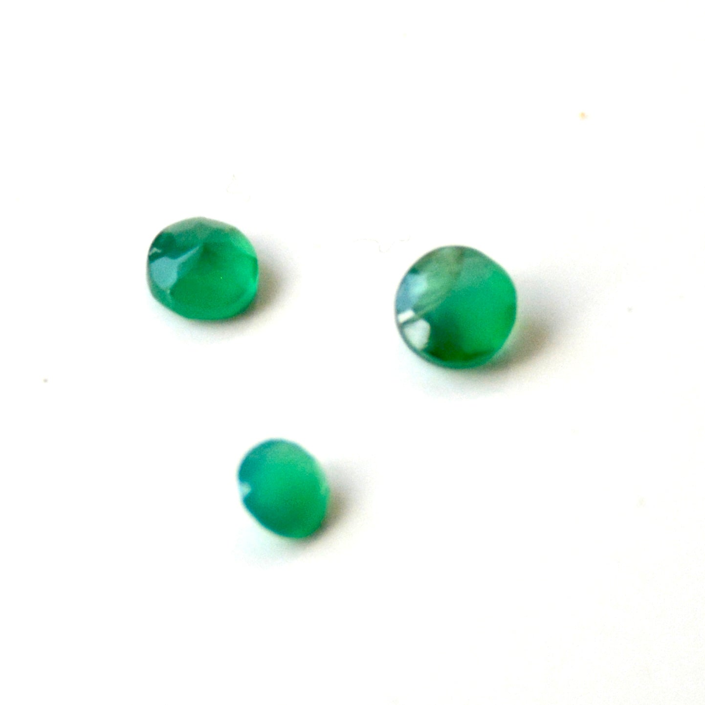 Onyx groen | Facet rond | 4 mm