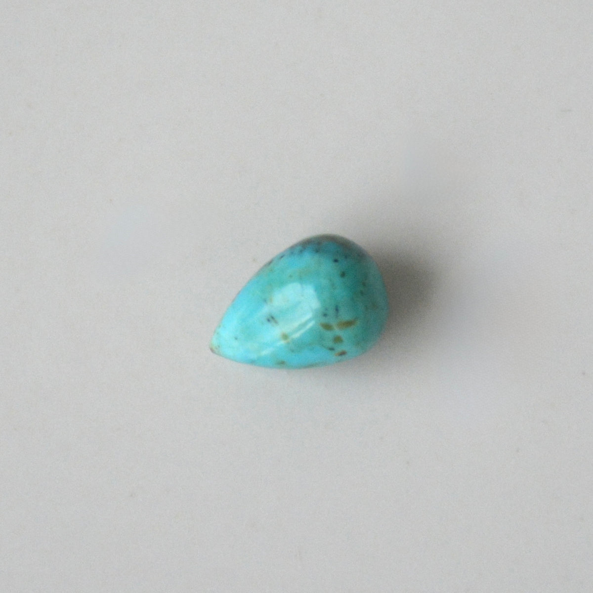Turkoois | Volronde druppel | 8x6 mm
