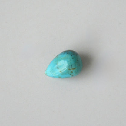 Turkoois | Volronde druppel | 8x6 mm