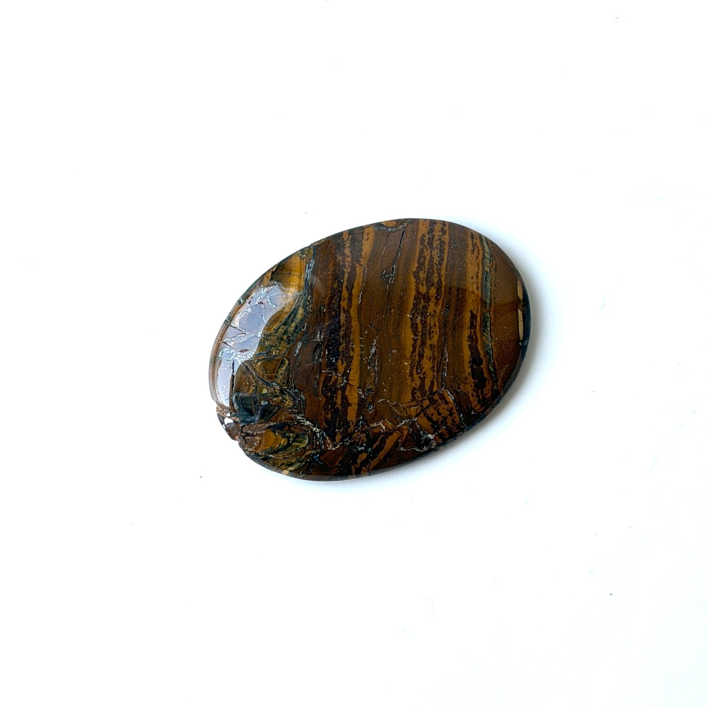 Tijgerijzer | Cabochon ovaal | 44x32 mm