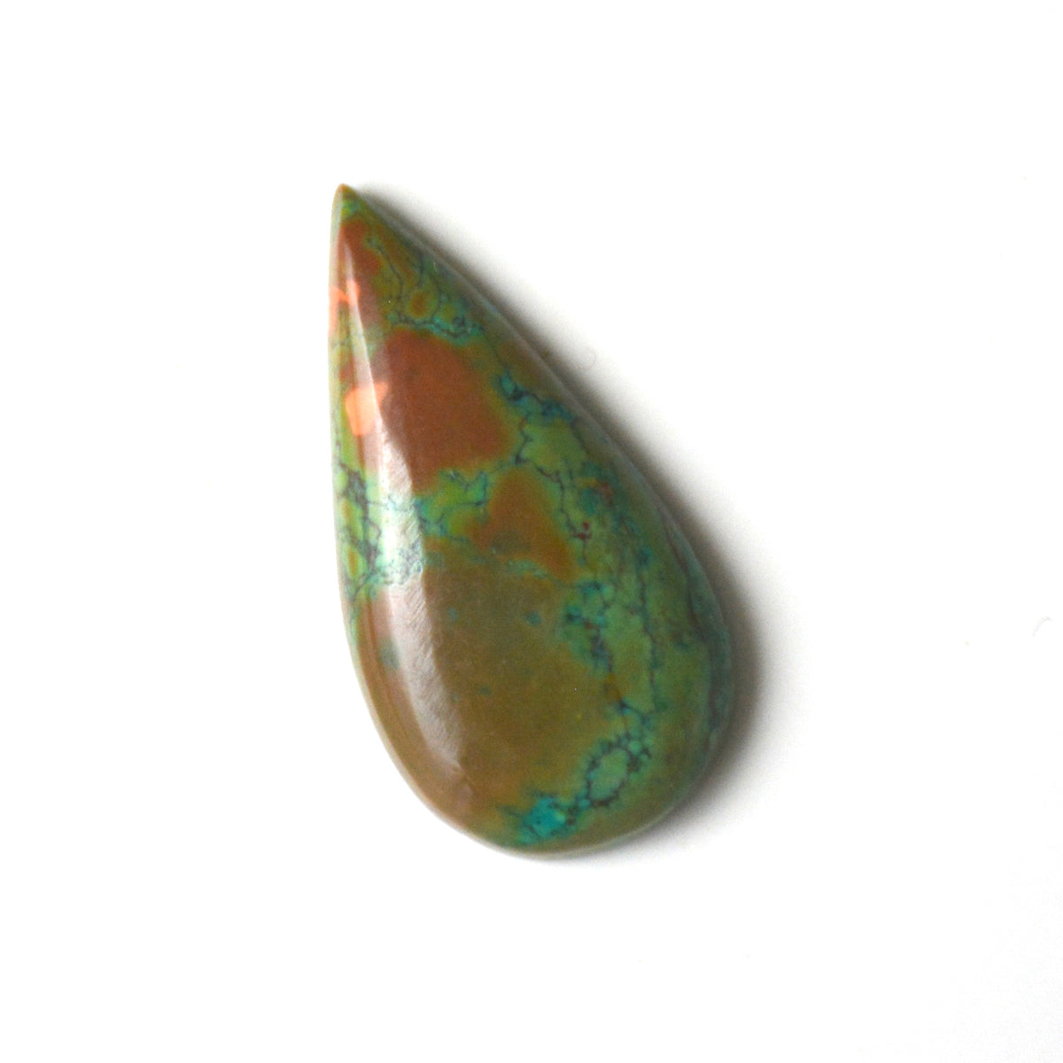 Turkoois | Cabochon druppel | 28x14 mm