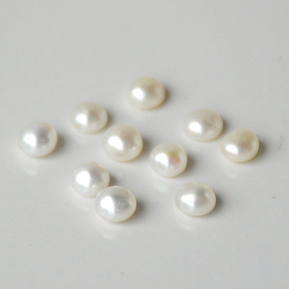 Zoetwaterparel | Rond / Button cabochon | 4 mm